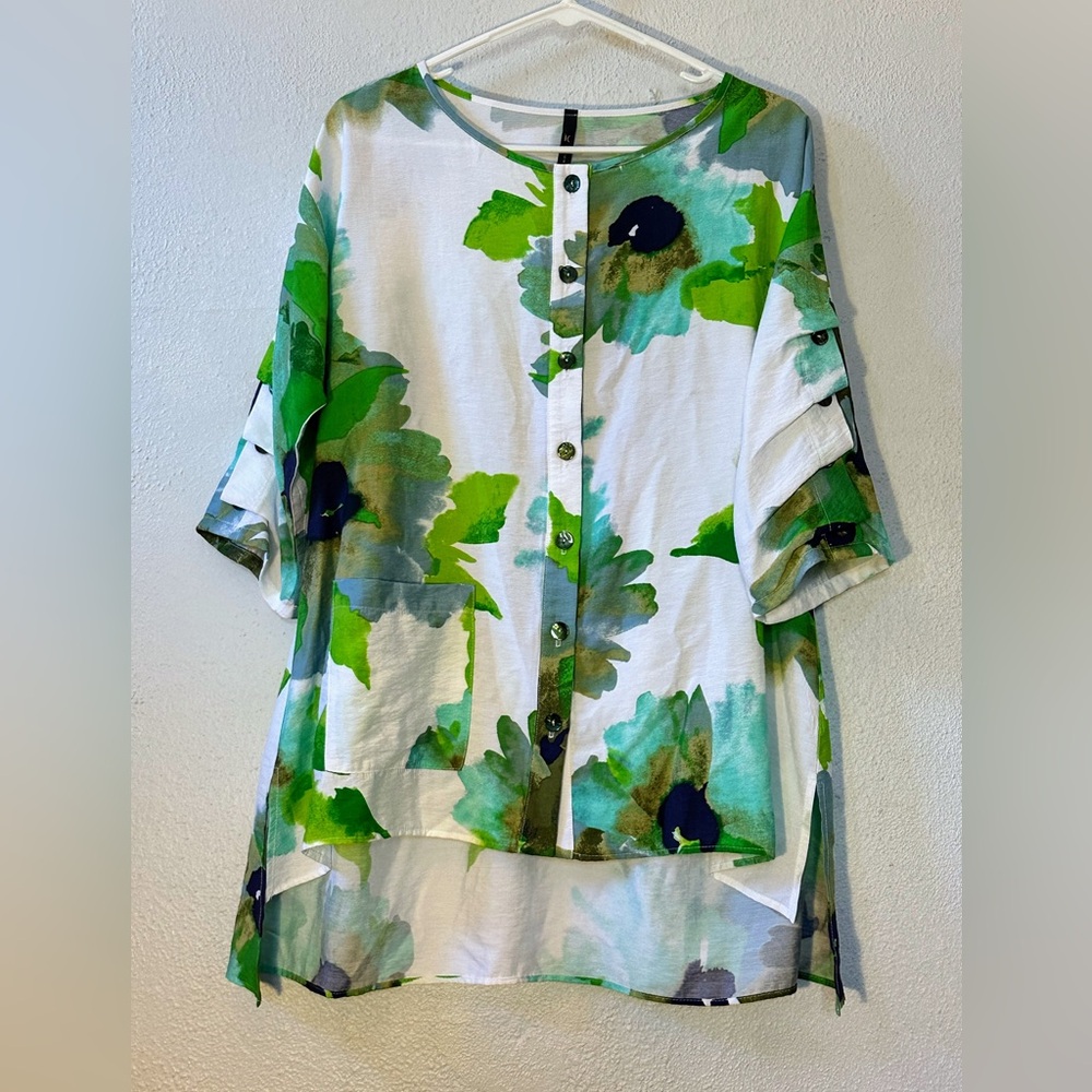IC By Connie K Tunic Top Blouse size Small womens S